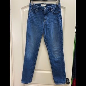 Gap Real straight jeans.